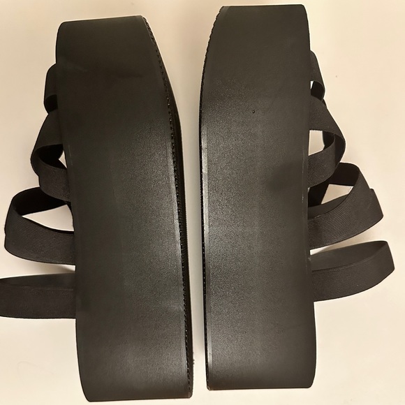 US 8.5 / 39 Simon Miller Floati Platform Sandals - Black - Picture 3 of 9
